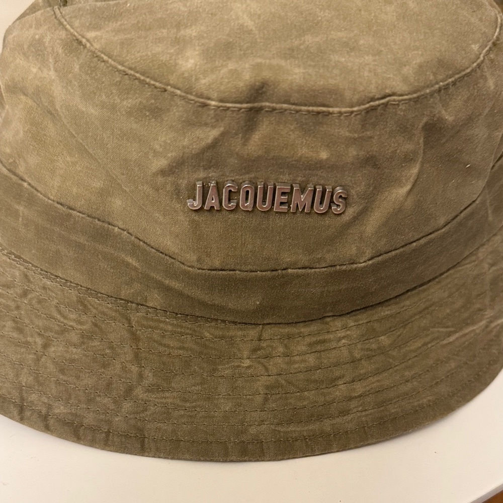 Jacquemus Khaki Green Bucket Hat - Picture 2 of 2